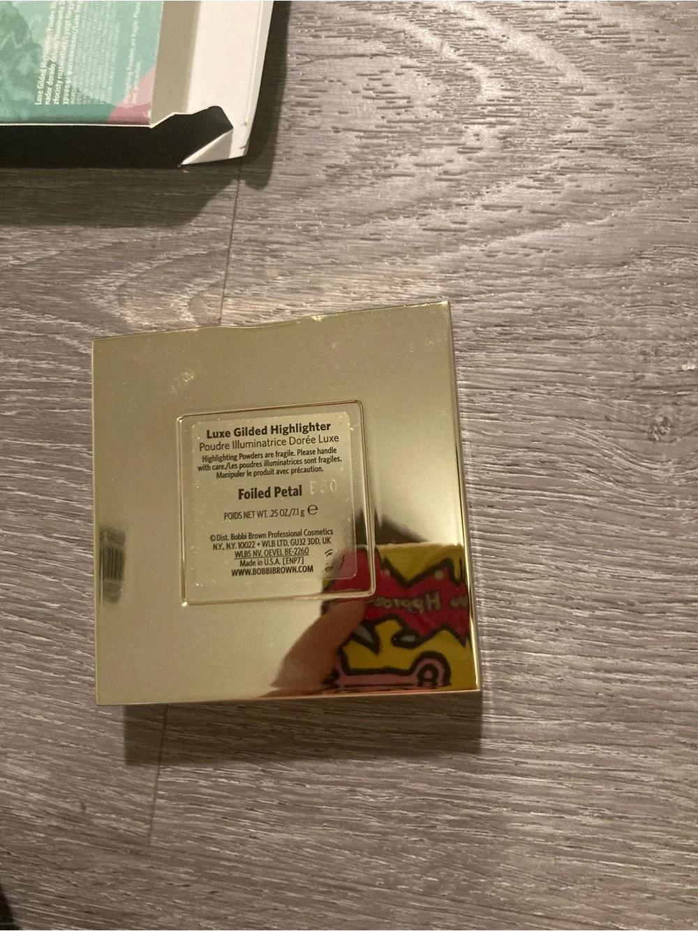 Bobbi Brown Luxe Gilded Highlighter - Pink & Teal Packaging